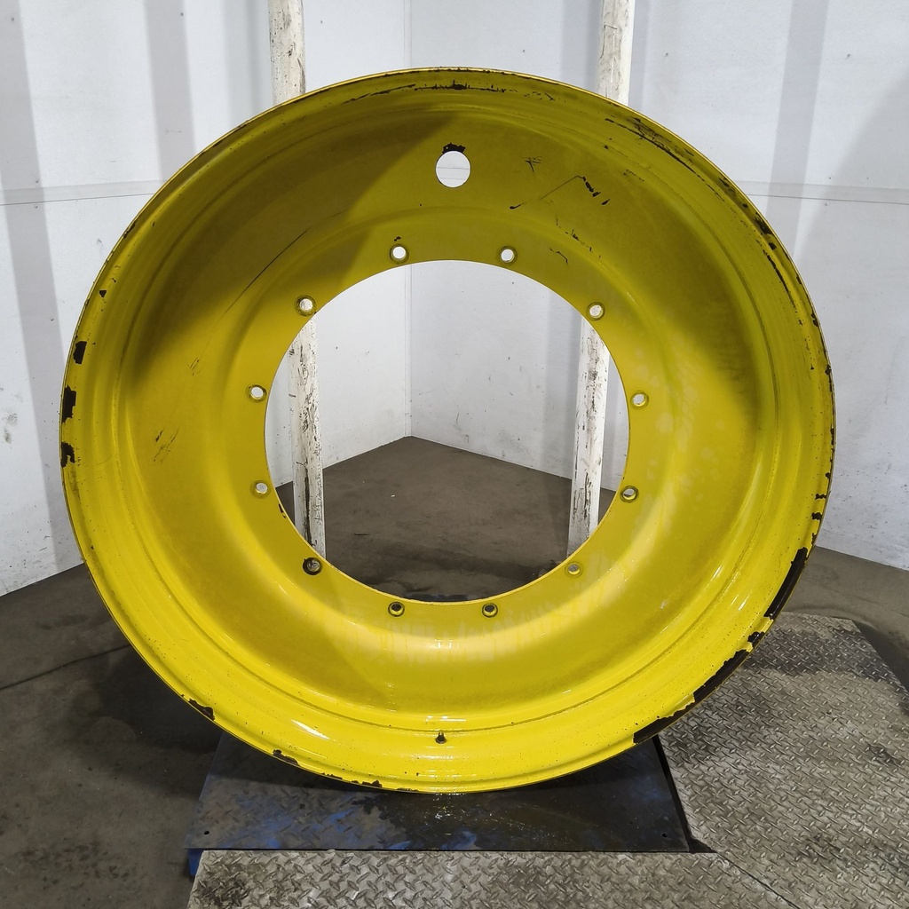 10"W x 54"D, John Deere Yellow 12-Hole Stub Disc , -3.25" Offset