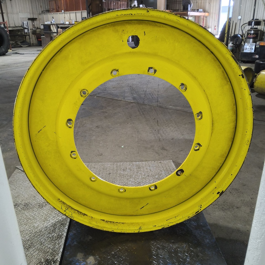 10"W x 54"D, John Deere Yellow 12-Hole Stub Disc , -3.25" Offset