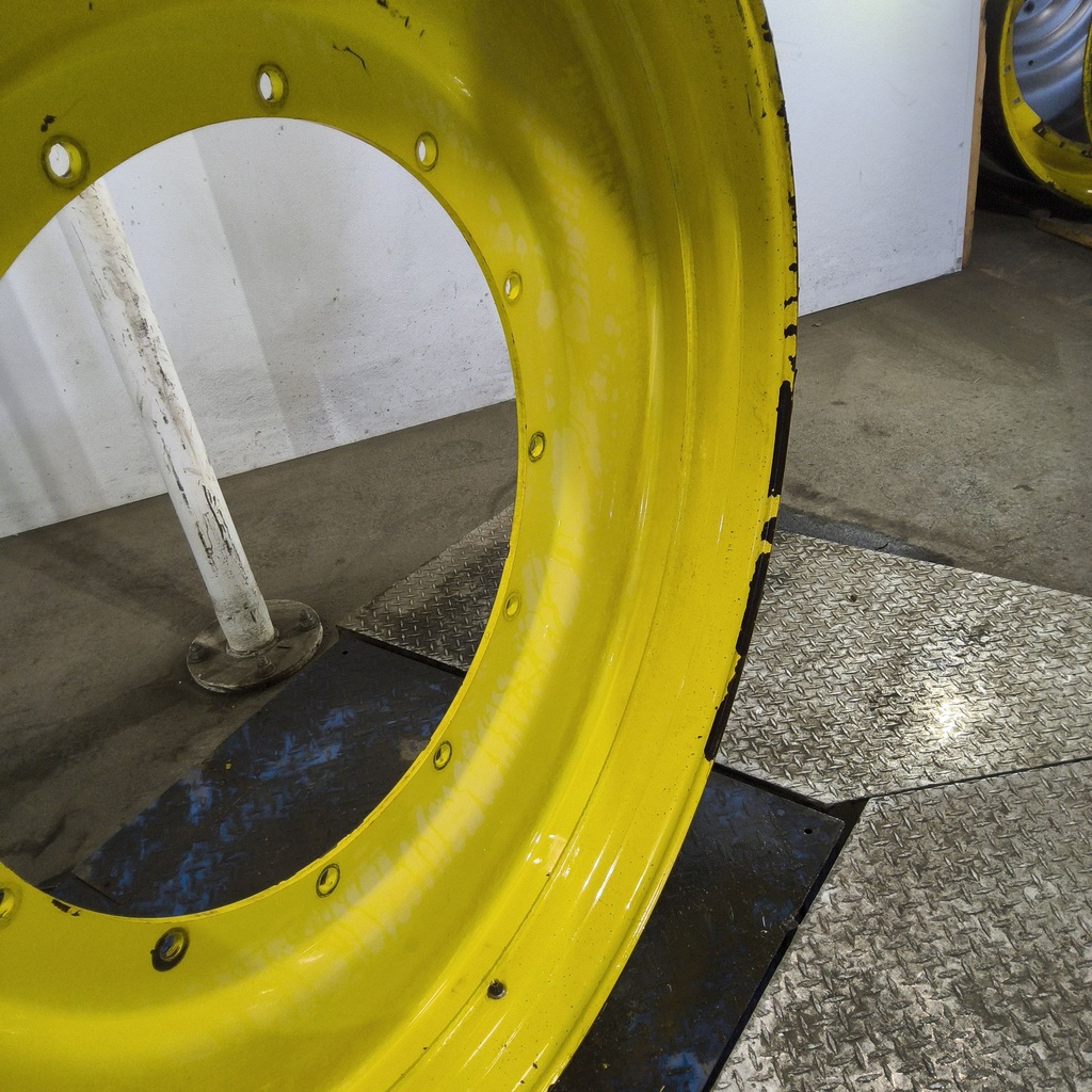 10"W x 54"D, John Deere Yellow 12-Hole Stub Disc , -3.25" Offset