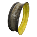 12"W x 46-38"D, John Deere Yellow Single Bevel Step-Up Rim , -0.5" Offset