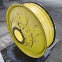 12"W x 46"D, John Deere Yellow 10-Hole Formed Plate , -10.62" Offset