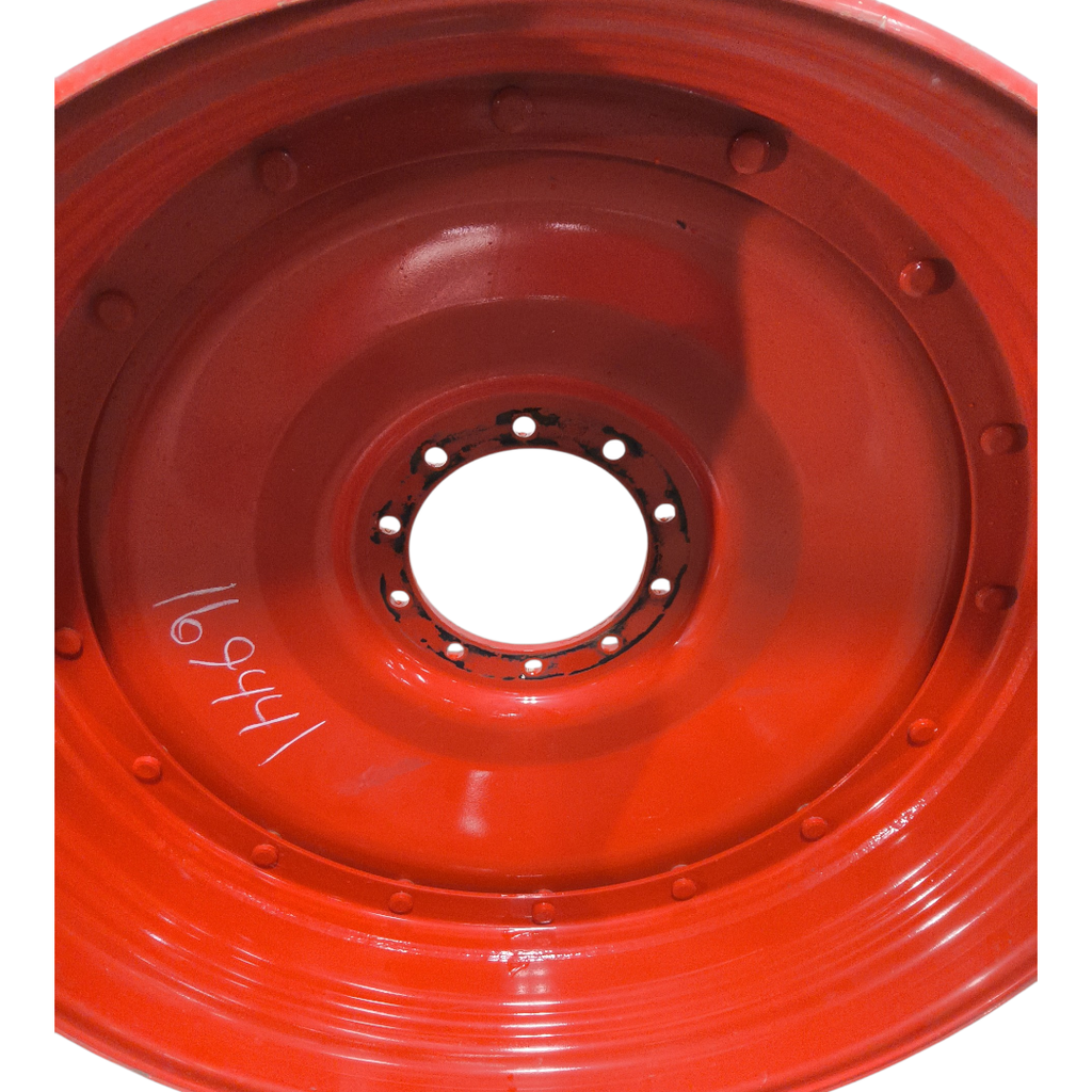 10-Hole Stub Disc Center for 46"-54" Rim, Fendt/Agco Red
