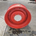 13"W x 34"D, Fendt/Agco Red 12-Hole Stub Disc , 1.75" Offset