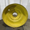 15"W x 50"D, John Deere Yellow 10-Hole Formed Plate , -6.62" Offset