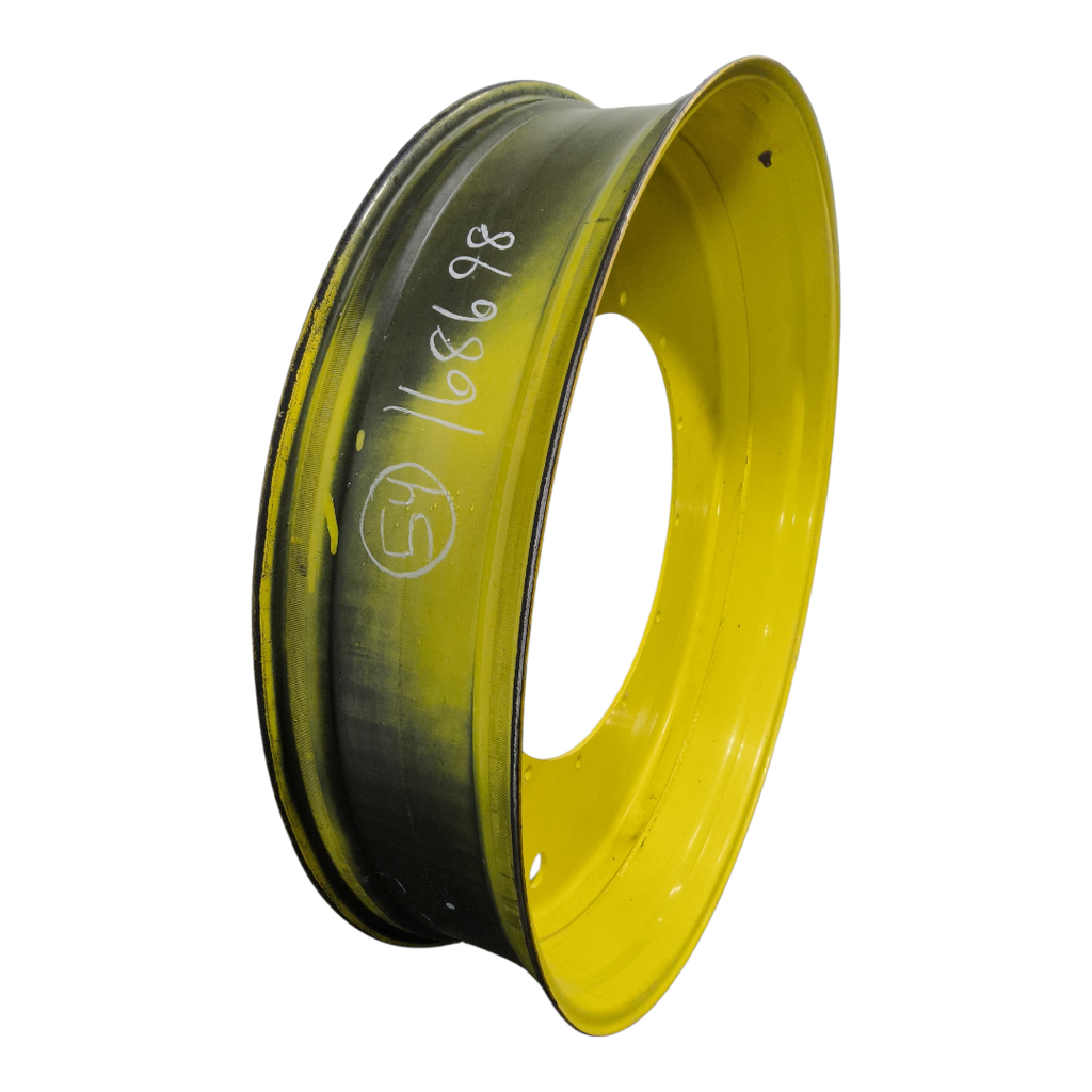 12"W x 54"D, John Deere Yellow 12-Hole Stub Disc , -3.25" Offset