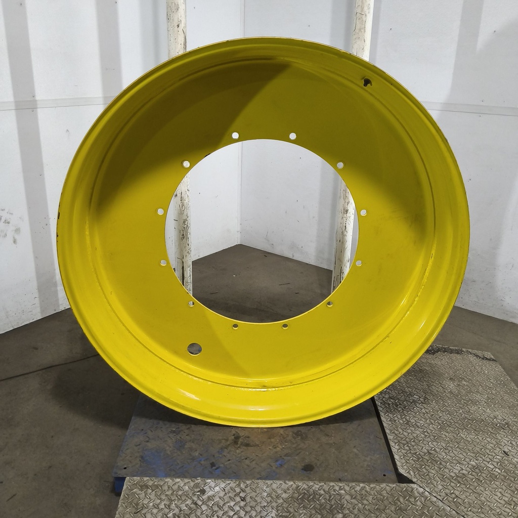 12"W x 54"D, John Deere Yellow 12-Hole Stub Disc , -3.25" Offset