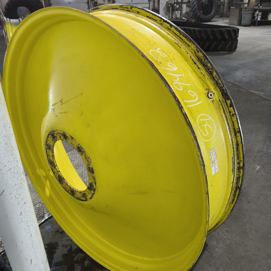 12"W x 54"D, John Deere Yellow 10-Hole Spun Disc , -9.12" Offset