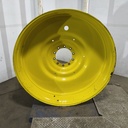 12"W x 54"D, John Deere Yellow 10-Hole Formed Plate , -9.12" Offset