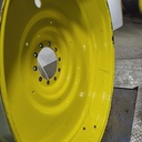 12"W x 54"D, John Deere Yellow 10-Hole Formed Plate , -9.12" Offset