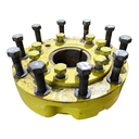 10-Hole Wedg-Lok OE Style, 4.72" (120.02mm) axle, John Deere Yellow