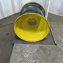 25"W x 26"D, John Deere Yellow 8-Hole Formed Plate , 1.75" Offset