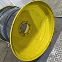 25"W x 26"D, John Deere Yellow 8-Hole Formed Plate , 1.75" Offset