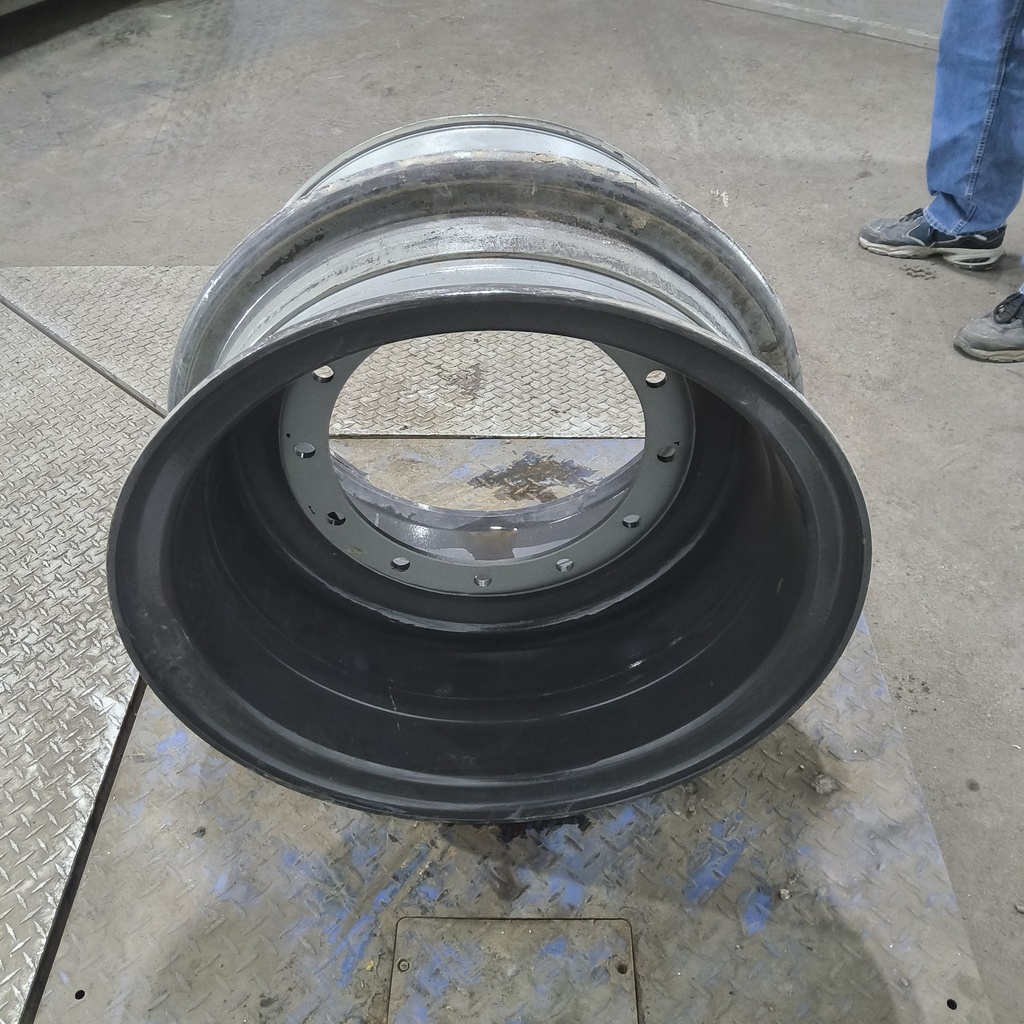 17"W x 25"D, Hagie Gray 12-Hole 3 Piece Formed Plate , 0.94" Offset