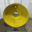 13"W x 46"D, John Deere Yellow 10-Hole Formed Plate , -9.25" Offset