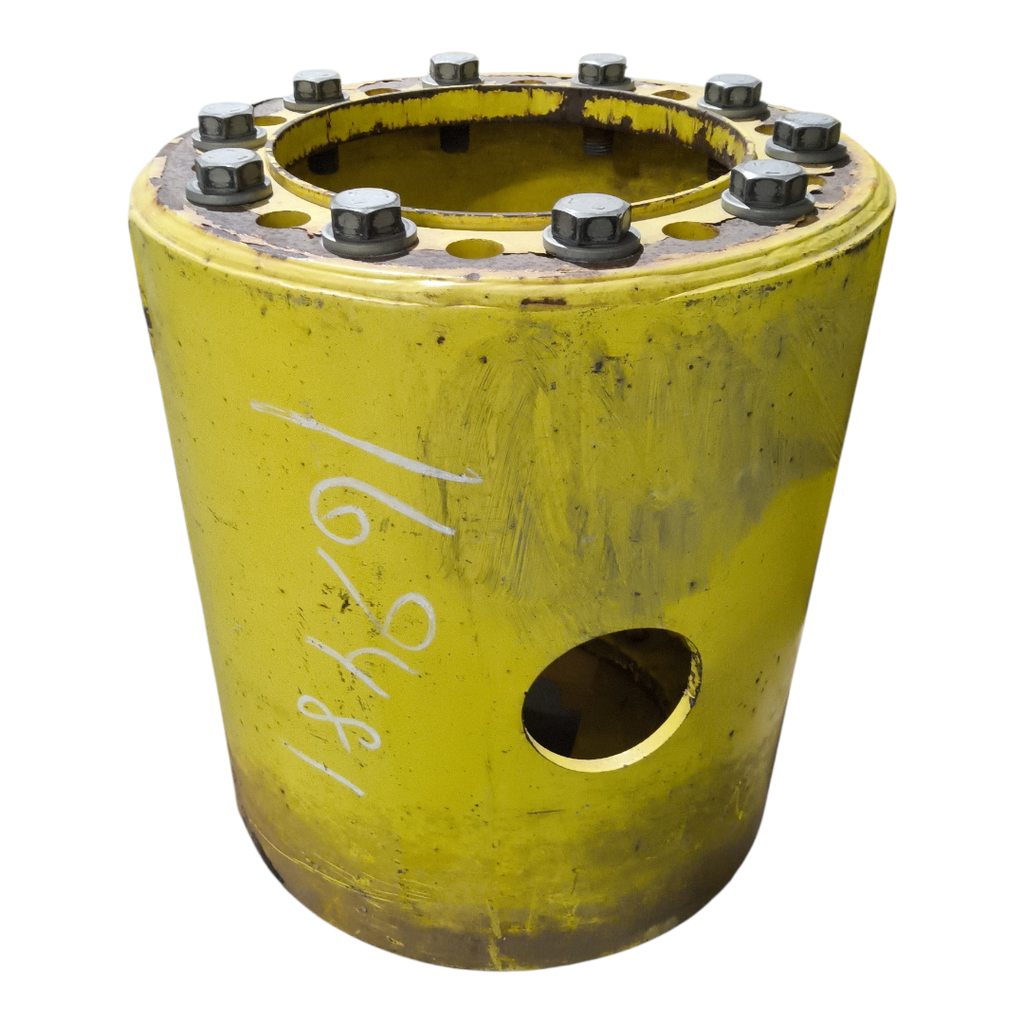 12 to 10-Hole 19.5"L Sprayer Extension, John Deere Yellow