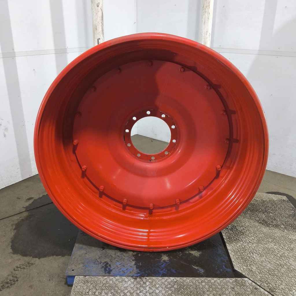 15"W x 50"D, Fendt/Agco Red 16-Hole Stub Disc , 3.25" Offset