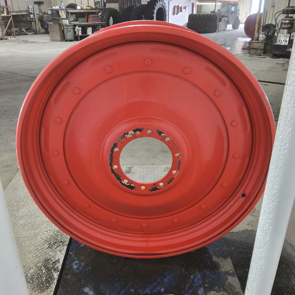 15"W x 50"D, Fendt/Agco Red 16-Hole Stub Disc , 3.25" Offset