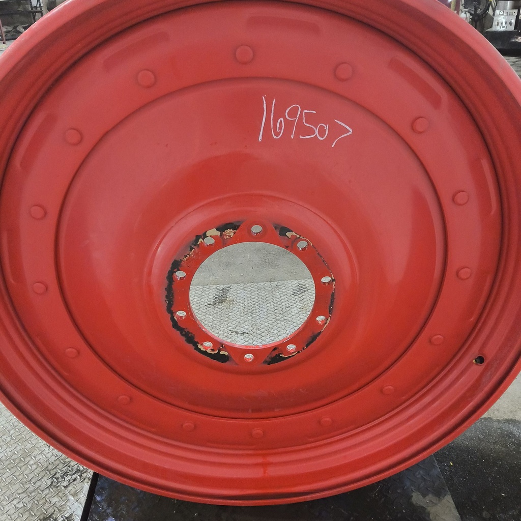 10-Hole Stub Disc Center for 46"-54" Rim, Fendt/Agco Red