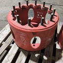 10 to 12-Hole 13.5"L FWD Spacer, Fendt/Agco Red