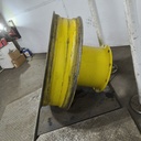 10"W x 42"D, John Deere Yellow 12-Hole FWA Direct Bolt Dual , -29.19" Offset