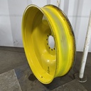 12"W x 54"D, John Deere Yellow 10-Hole Formed Plate , -9.38" Offset