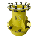 10 to 10-Hole 21.5"L Hub Extension/Triple, John Deere Yellow