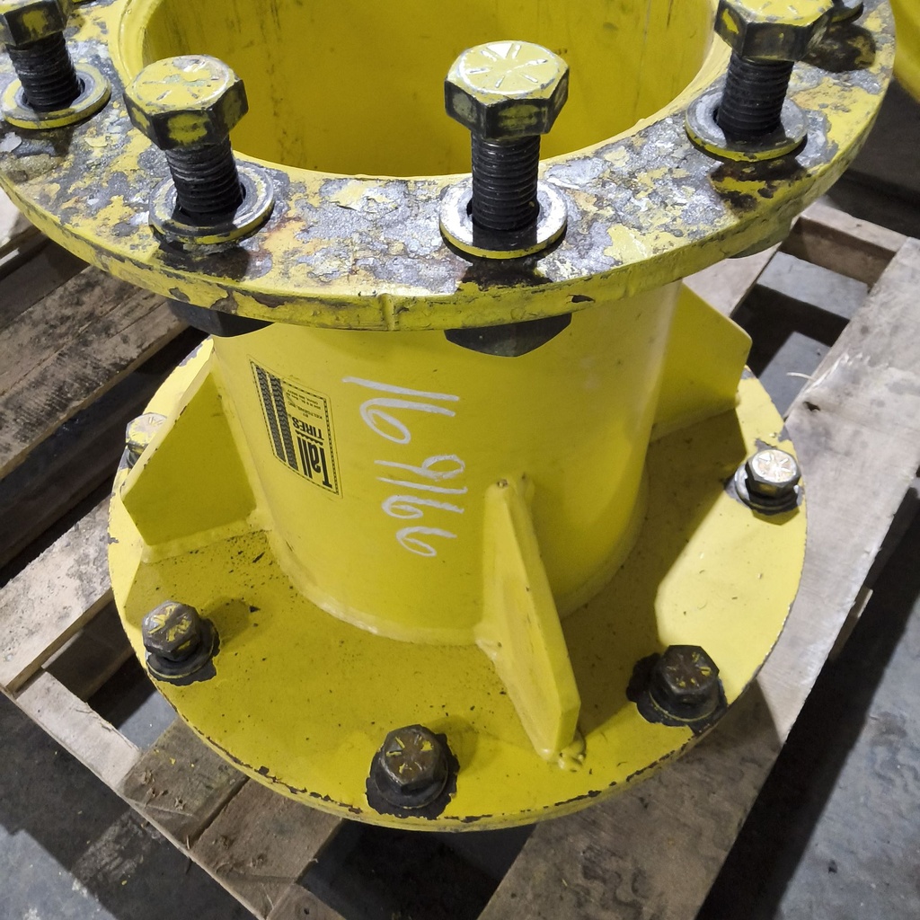 10 to 10-Hole 21.5"L Hub Extension/Triple, John Deere Yellow