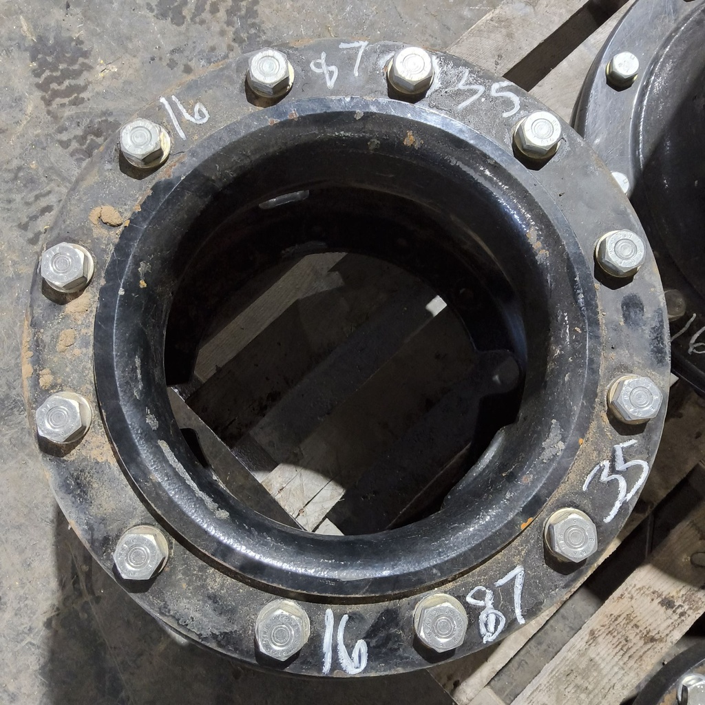 12 to 12-Hole 16"L FWD Spacer(2-PC OE Style), Black