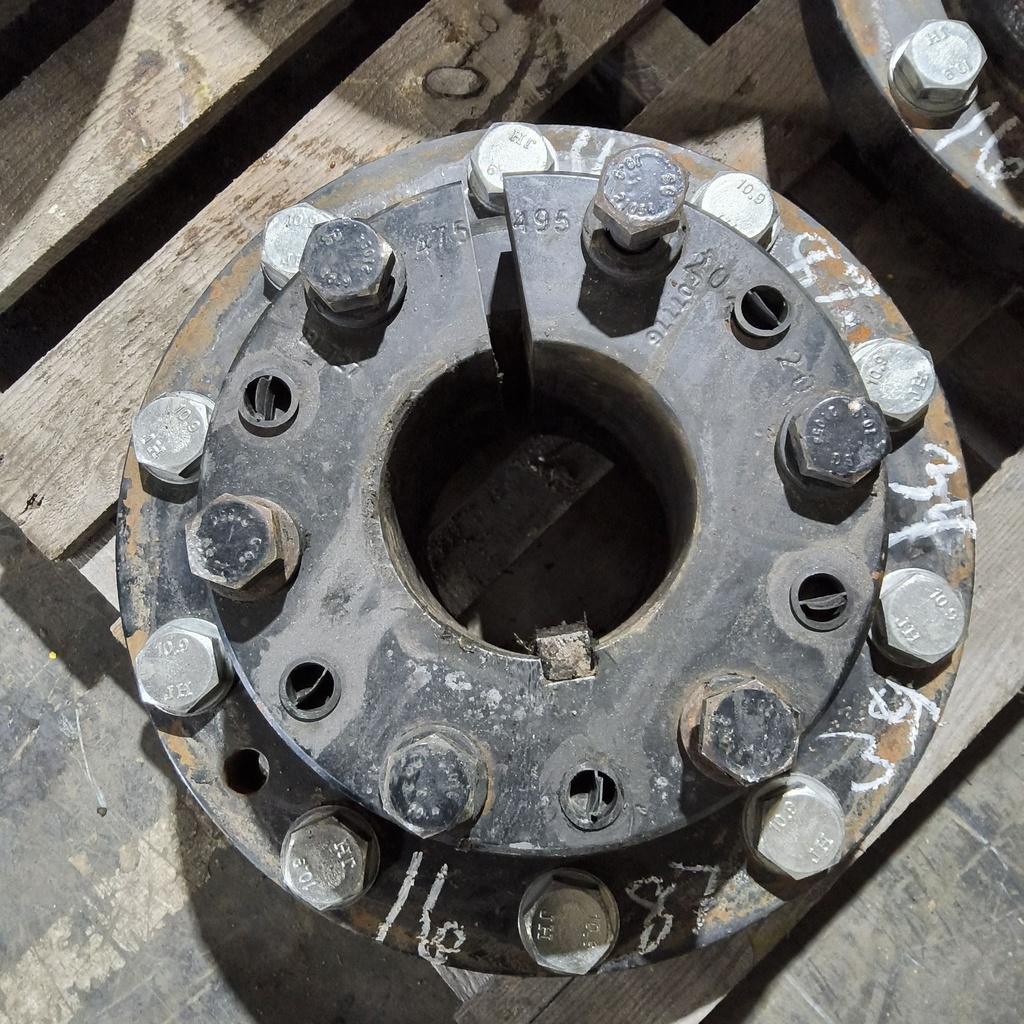 10-Hole Wedg-Lok OE Style, 4.53" (115.01mm) axle, Black