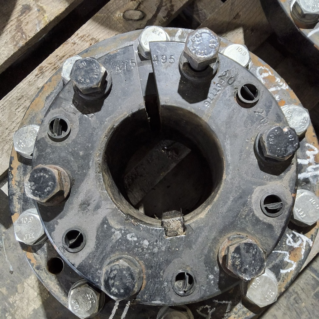 10-Hole Wedg-Lok OE Style, 4.53" (115.01mm) axle, Black