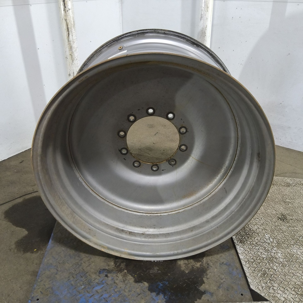 23"W x 38"D, Case IH Silver Mist 10-Hole Formed Plate , 1.12" Offset