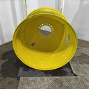 23"W x 38"D, John Deere Yellow 20-Hole Dolly Dual , -16.38" Offset