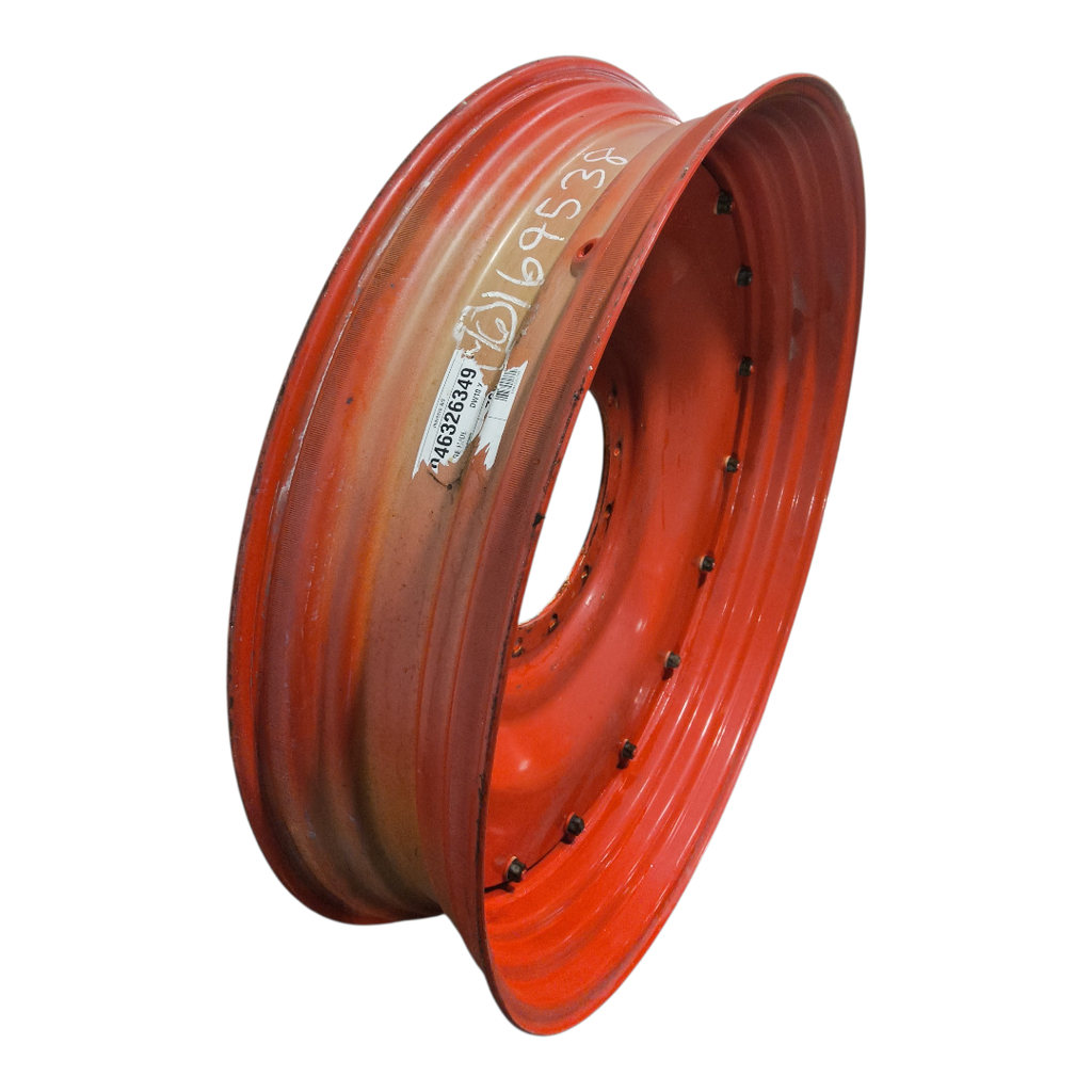 10"W x 46"D, Fendt/Agco Red 16-Hole Stub Disc , -2.62" Offset