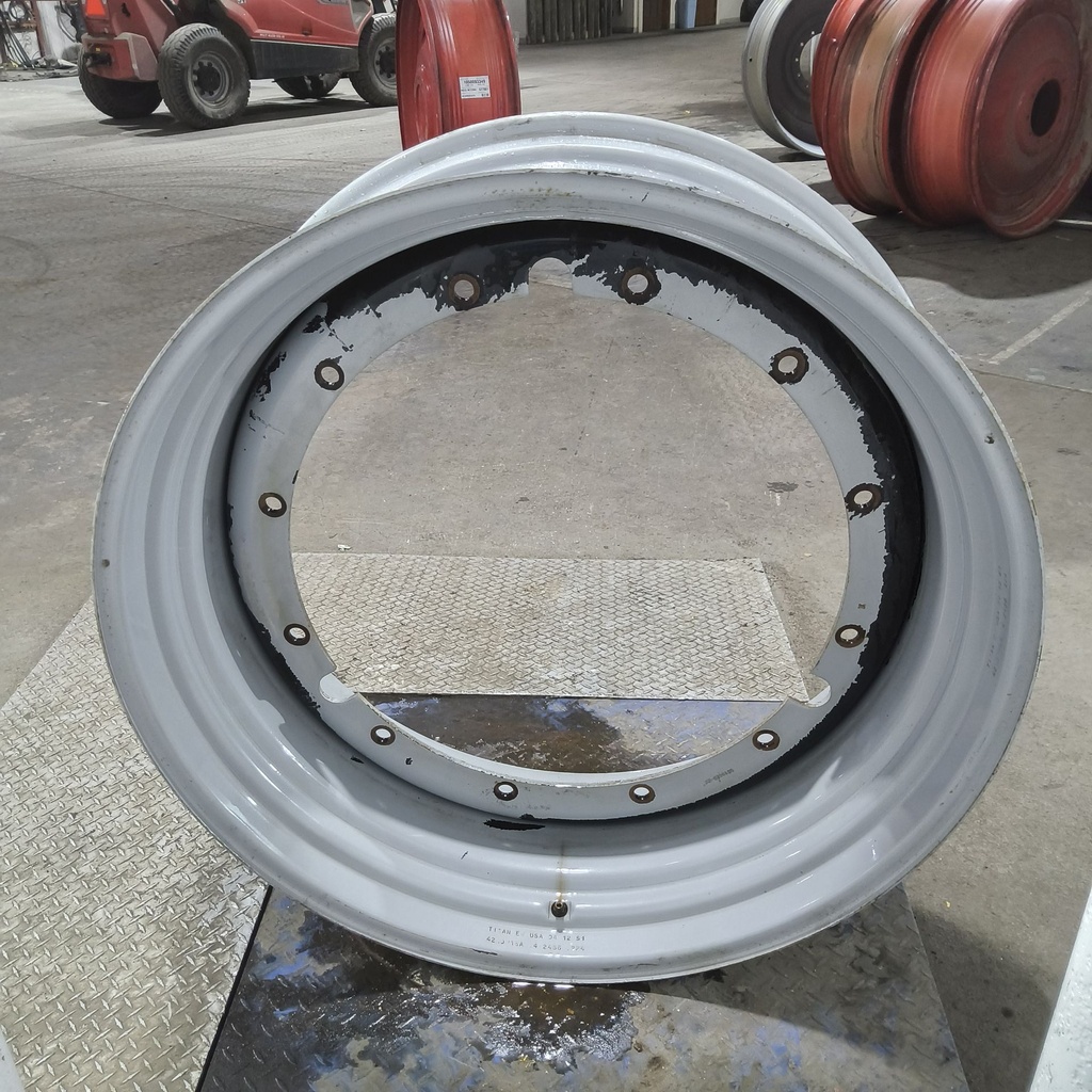 16"W x 42"D, Agco Corp Gray 12-Hole Stub Disc , -0.12" Offset