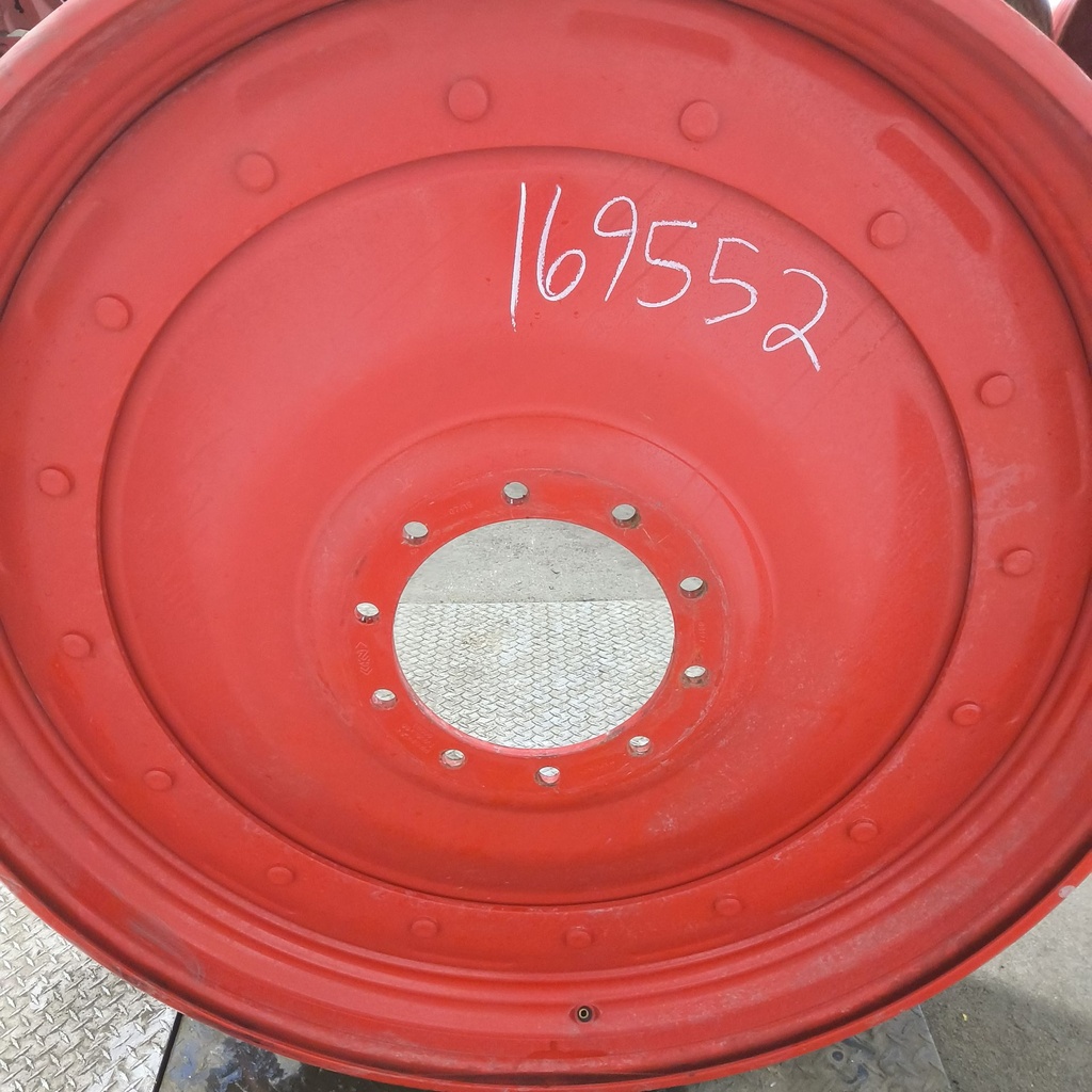 10-Hole Stub Disc Center for 46"-54" Rim, Fendt/Agco Red