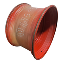 25"W x 42"D, Fendt/Agco Red 10-Hole Formed Plate , -2.81" Offset