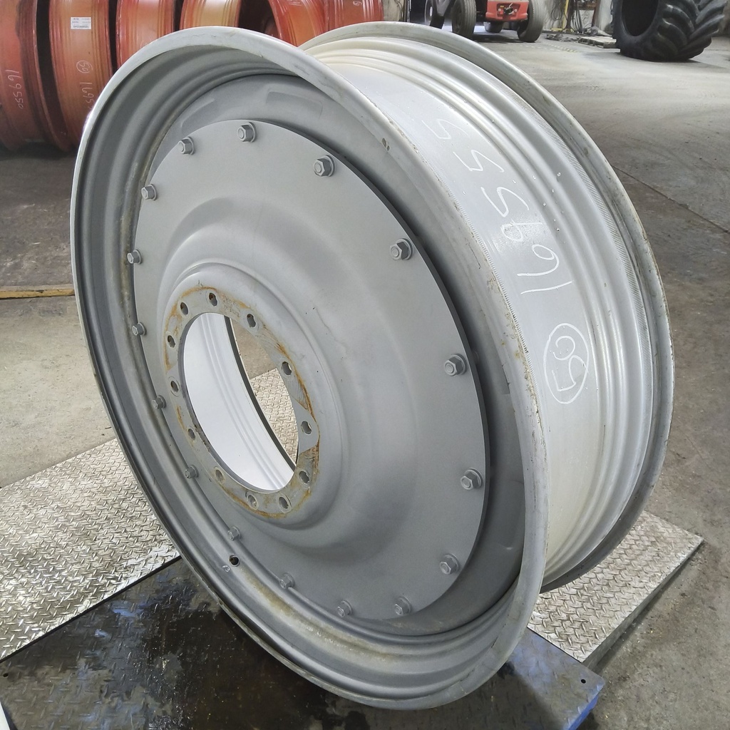15"W x 50"D, Agco Corp Gray 16-Hole Stub Disc , 3.25" Offset