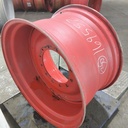 23"W x 38"D, Fendt/Agco Red 12-Hole Formed Plate , -2.69" Offset