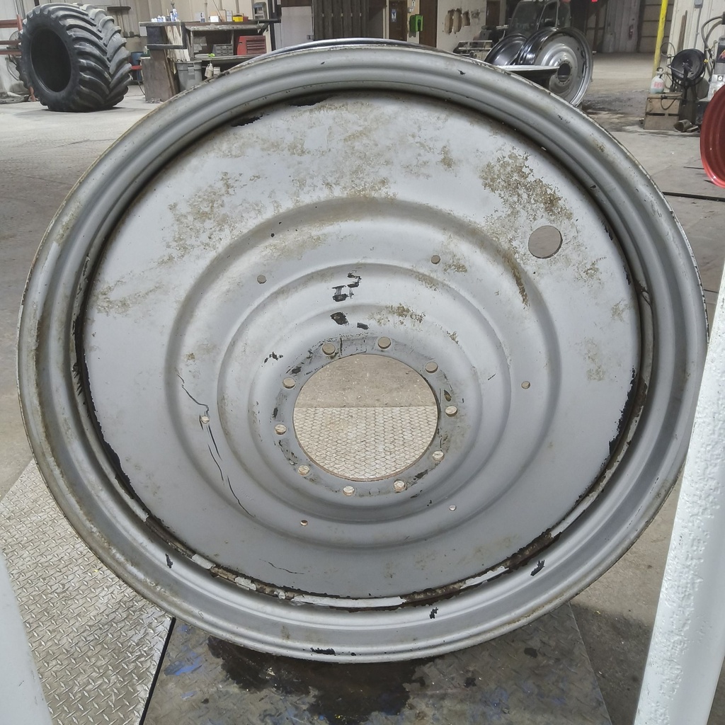 15"W x 50"D, Case IH Silver Mist 10-Hole Formed Plate , -9.25" Offset