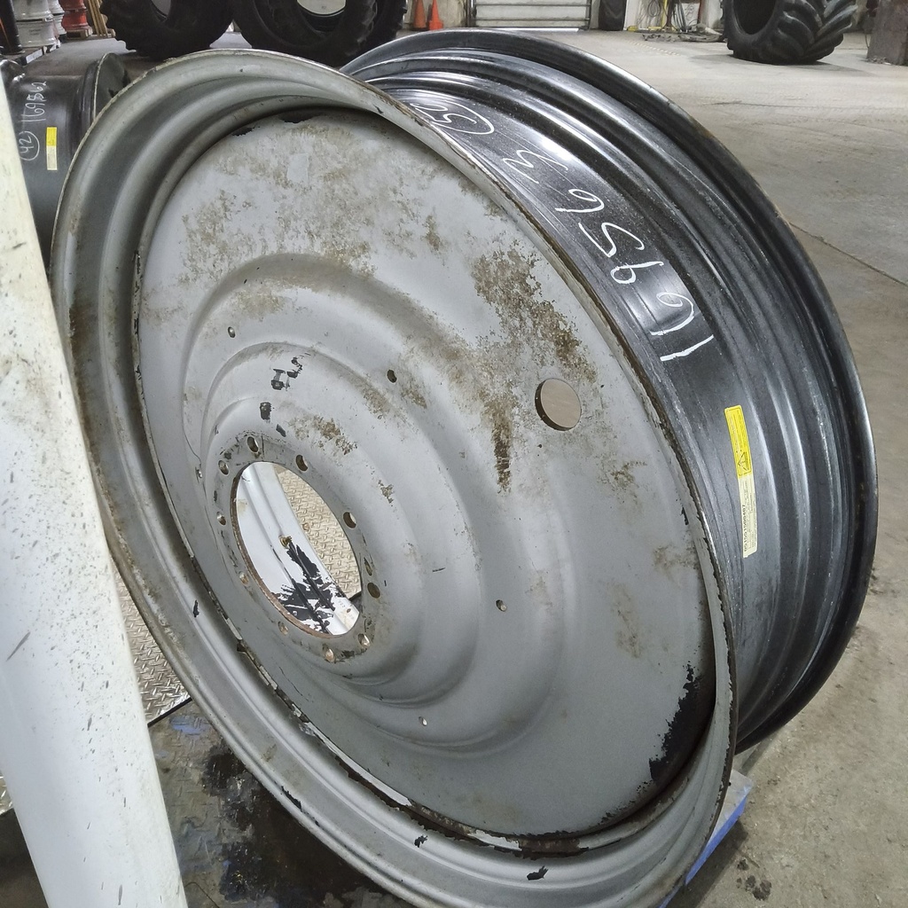 15"W x 50"D, Case IH Silver Mist 10-Hole Formed Plate , -9.25" Offset