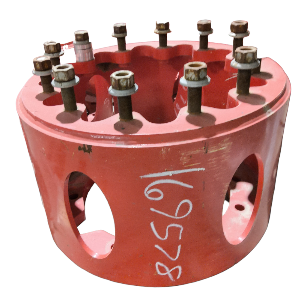 10 to 12-Hole 13.5"L FWD Spacer, Fendt/Agco Red