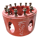 10 to 12-Hole 13.5"L FWD Spacer, Fendt/Agco Red