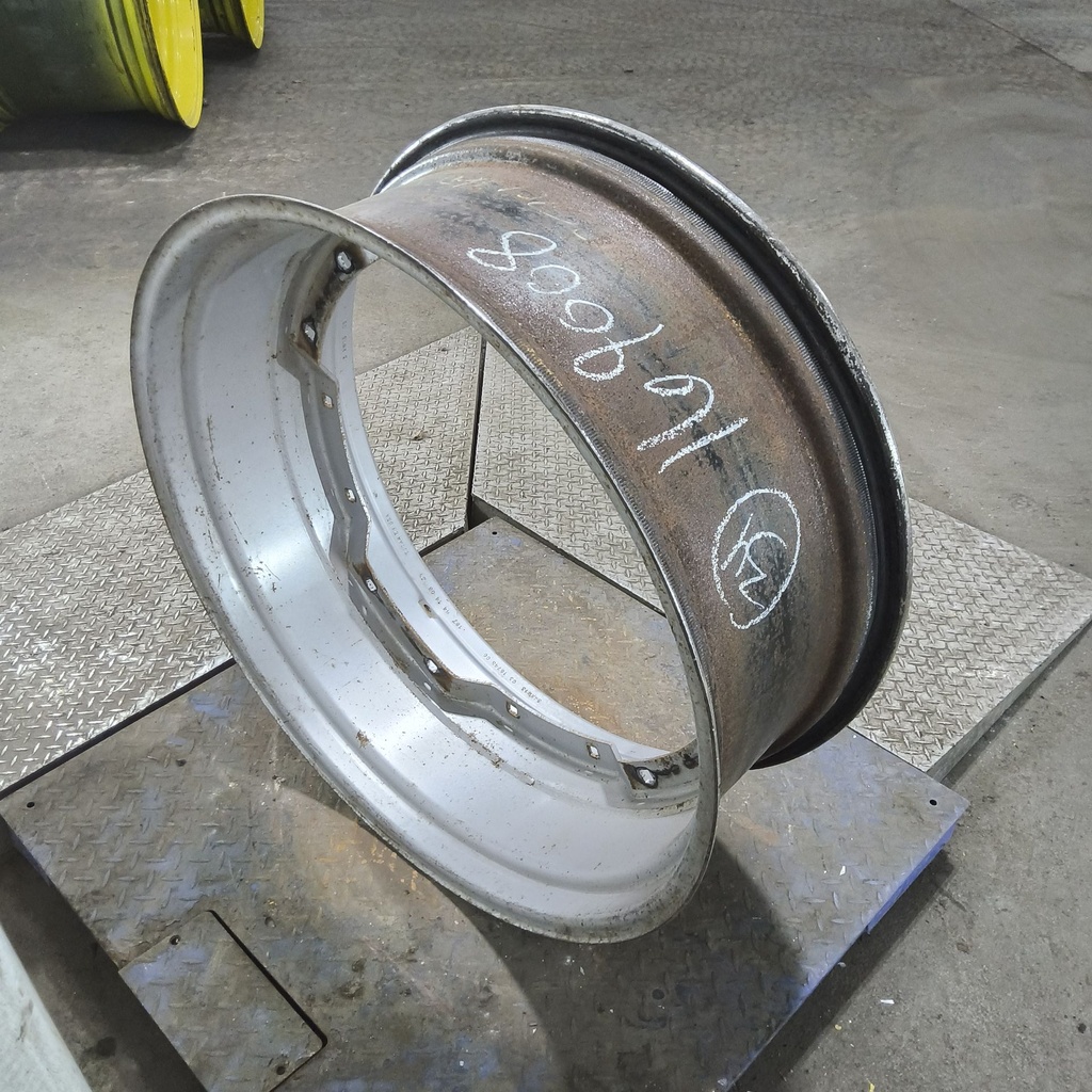 15"W x 34"D, Case IH Silver Mist 8-Hole Waffle Wheel (Groups of 2 bolts)