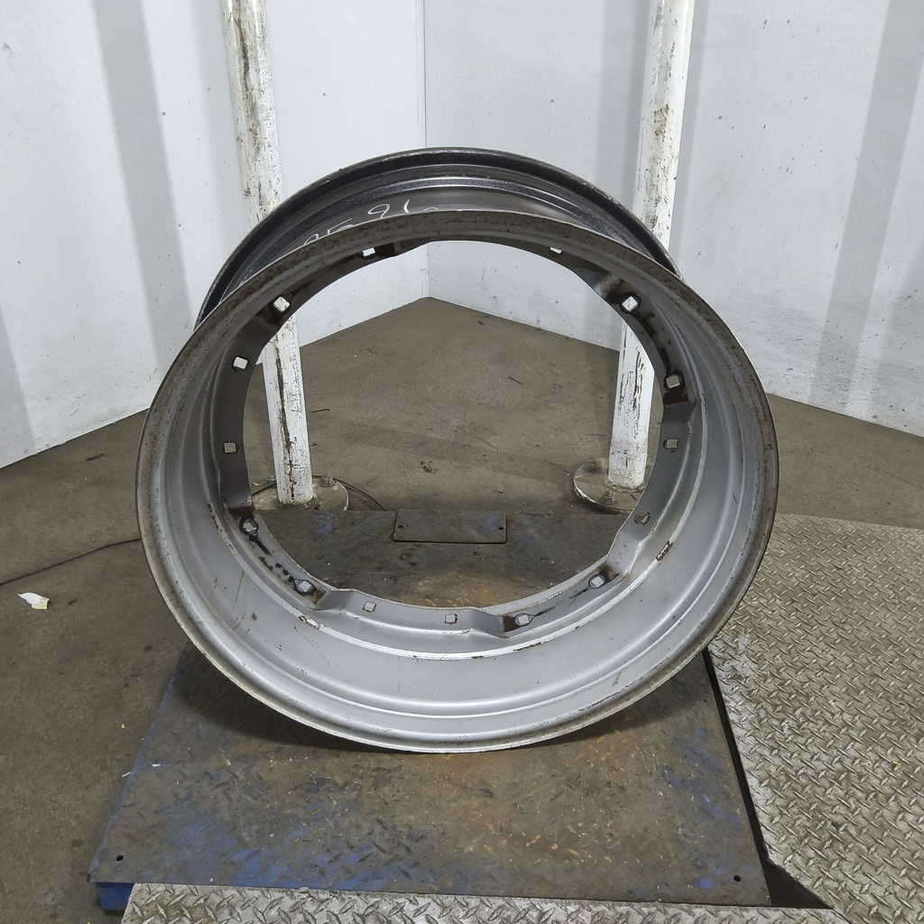 13"W x 34"D, Case IH Silver Mist 8-Hole Waffle Wheel (Groups of 2 bolts)