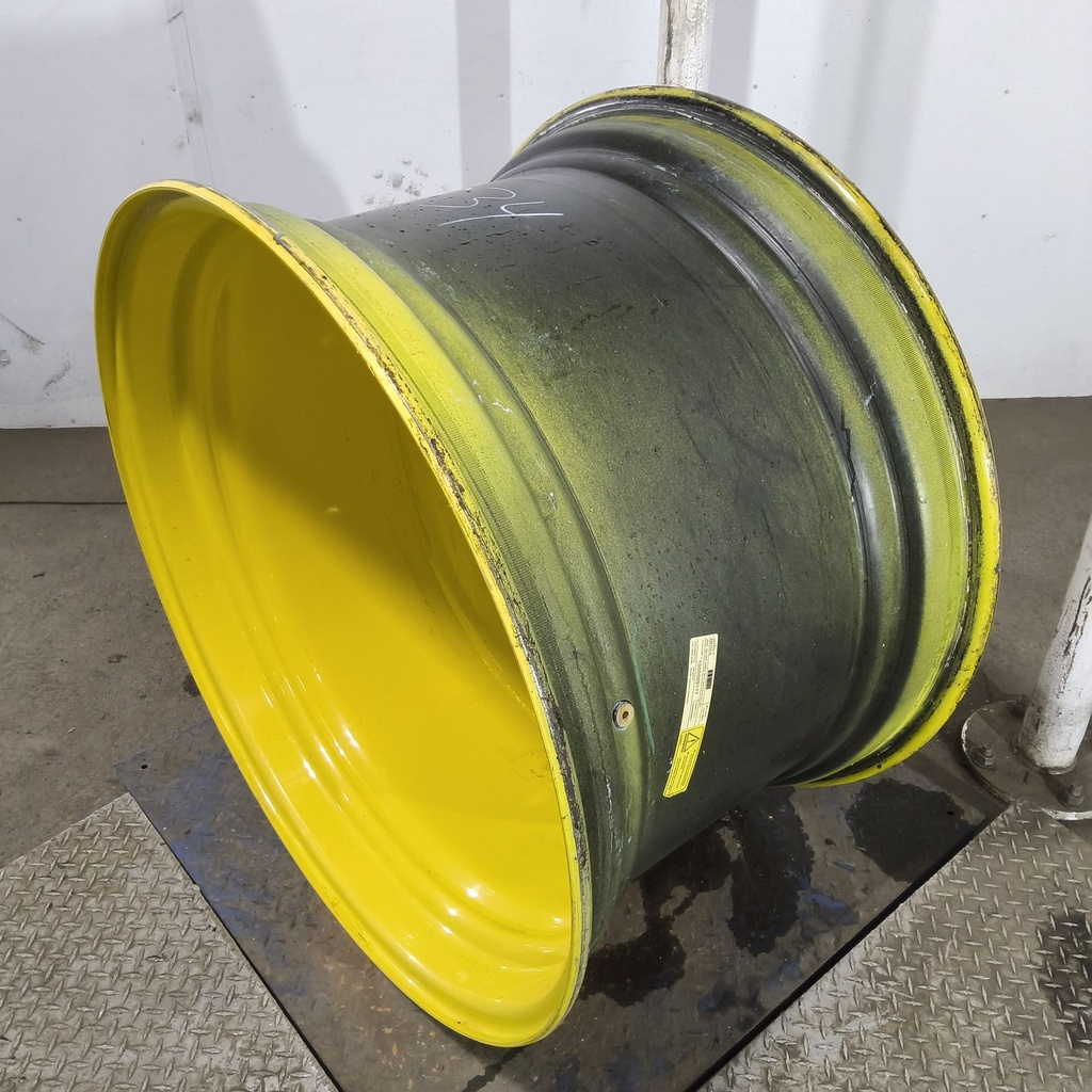 23"W x 38"D, John Deere Yellow 20-Hole Dolly Dual , -16.38" Offset