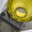 23"W x 38"D, John Deere Yellow 20-Hole Dolly Dual , -16.38" Offset