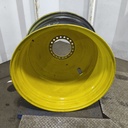 23"W x 38"D, John Deere Yellow 20-Hole Dolly Dual , -16.38" Offset