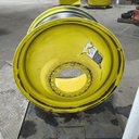 23"W x 38"D, John Deere Yellow 20-Hole Dolly Dual , -16.38" Offset