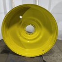 12"W x 54"D, John Deere Yellow 10-Hole Formed Plate , -9.25" Offset