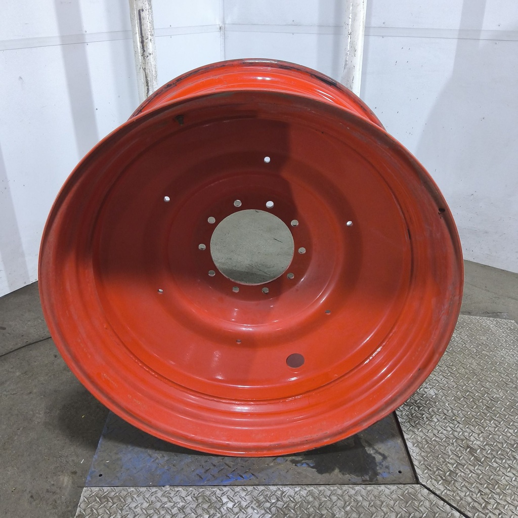 23"W x 42"D, Fendt/Agco Red 10-Hole Formed Plate , -2.38" Offset